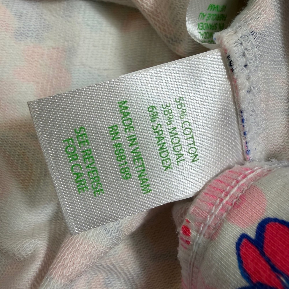 Lilly Pulitzer Corden Sweatshirt Party Like a Lobstar Floral Puff Sleeve Medium - Picture 4 of 6
